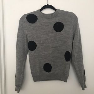 COS merino wool polka dot sweater - S